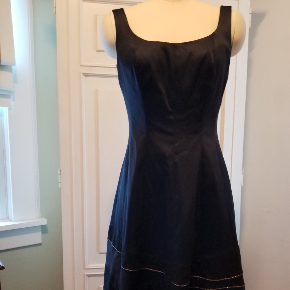 Nine West Black A Line Cocktail Dress. Size 4